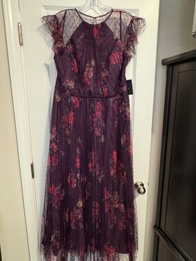 Mac Duggal | Dresses | Mac Duggal High Neck Raglan Sleeve Chiffon Dress |  Poshmark